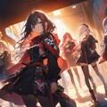 ガールズバンドの宣材写真 2枚目