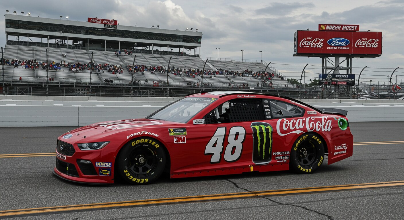 モンスターエナジーコカ・コーラマスタングナスカー | の人気AIイラスト・グラビア