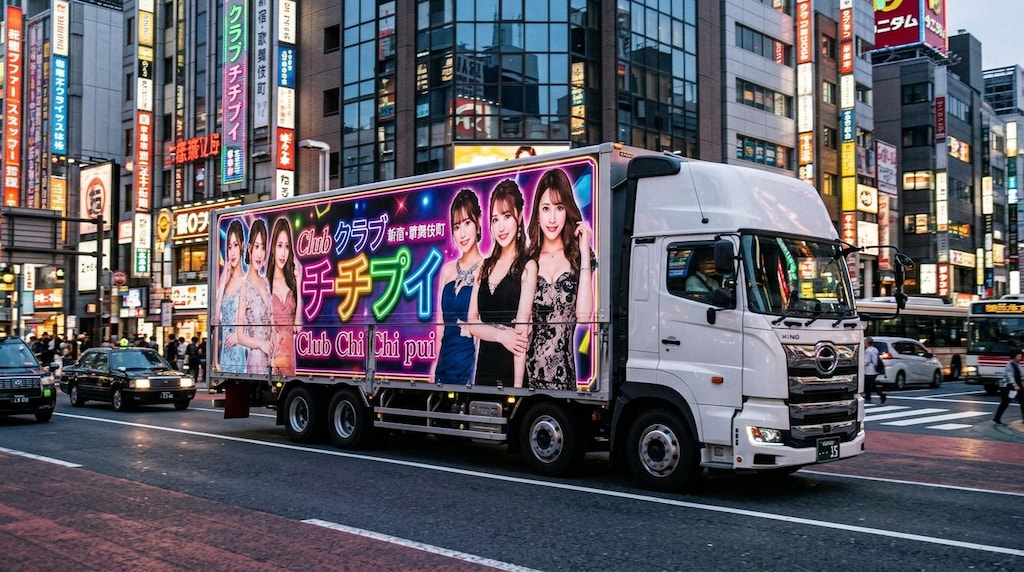 キャバクラの宣伝
