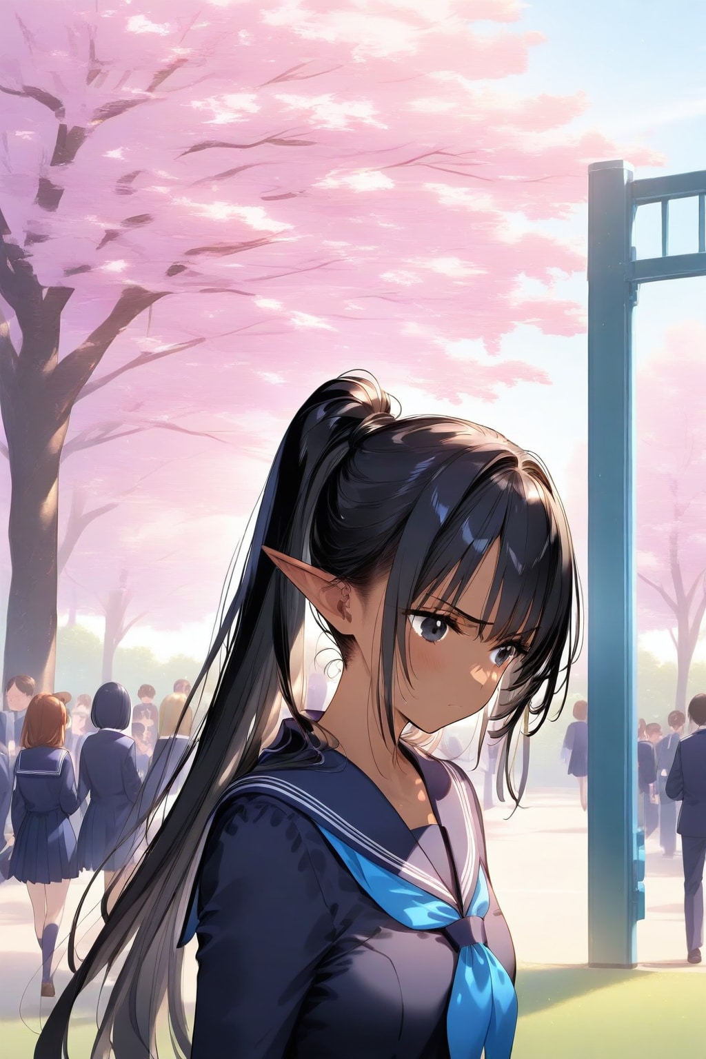 あこがれの先輩 | の人気AIイラスト・グラビア