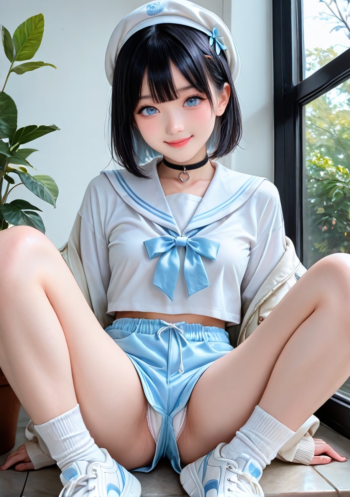 チラチラ見えてるよ本田ちゃん