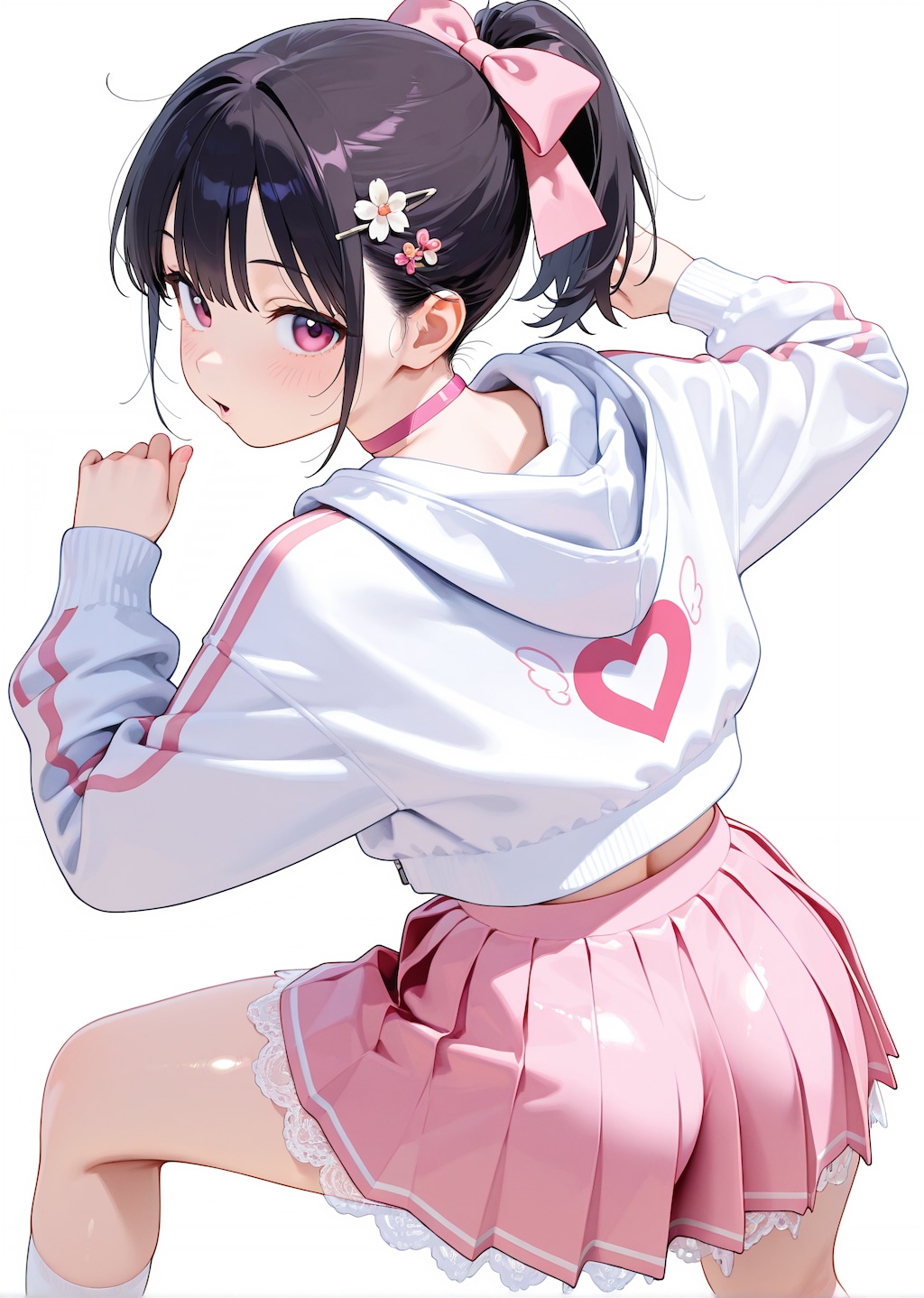 フード付きパーカー