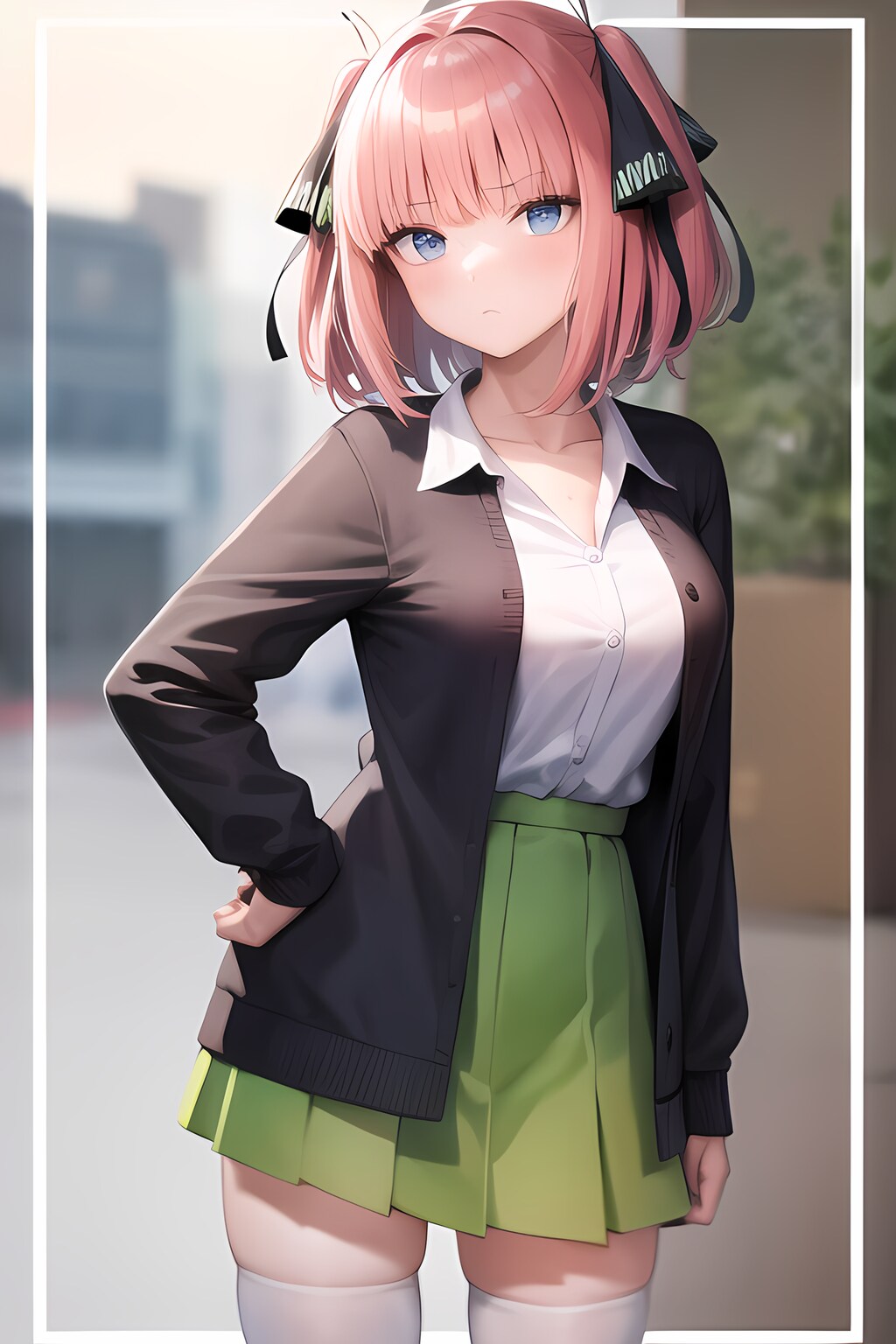 舌ぺろする中野二乃(五等分の花嫁)