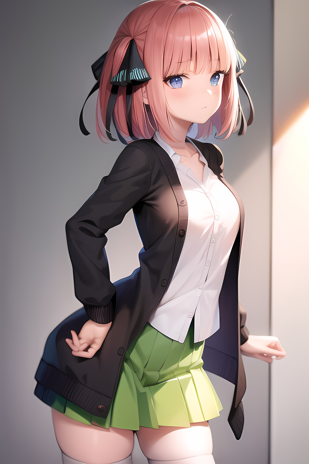 舌ぺろする中野二乃(五等分の花嫁)