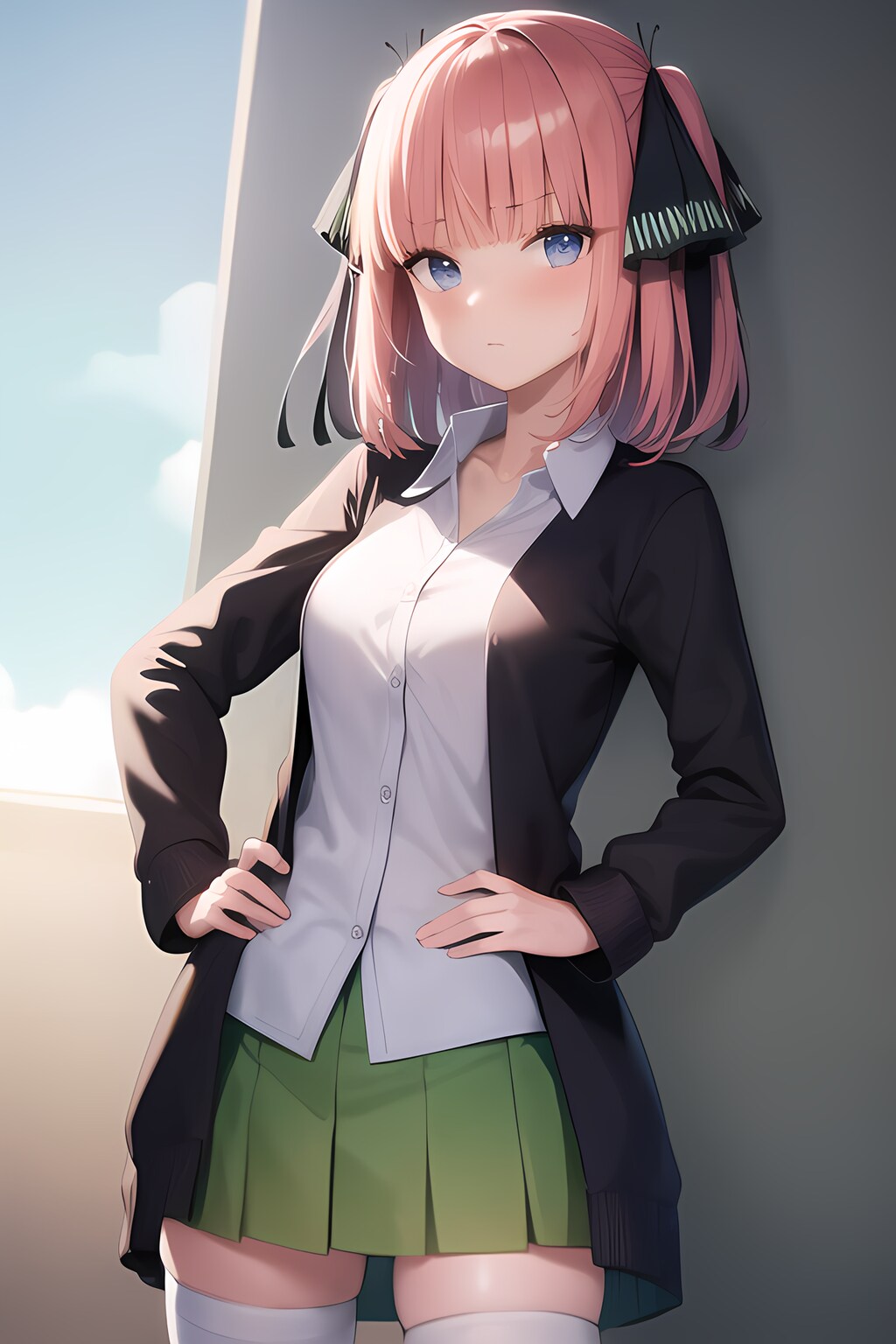 舌ぺろする中野二乃(五等分の花嫁)