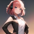 舌ぺろする中野二乃(五等分の花嫁) 2枚目