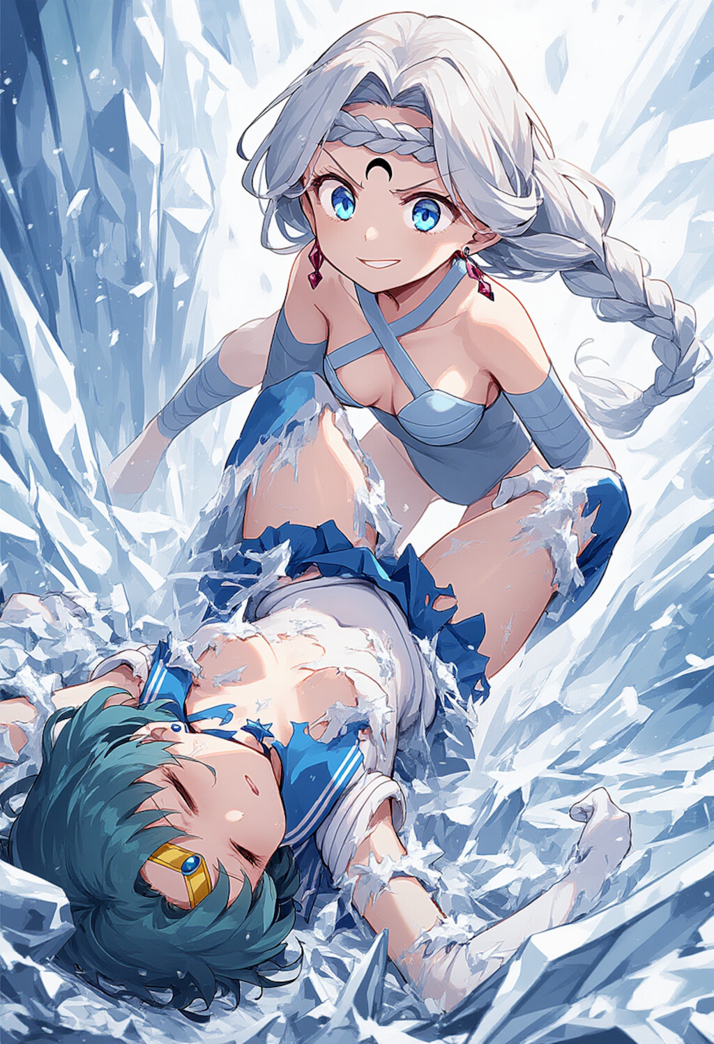 天才少女の氷漬け