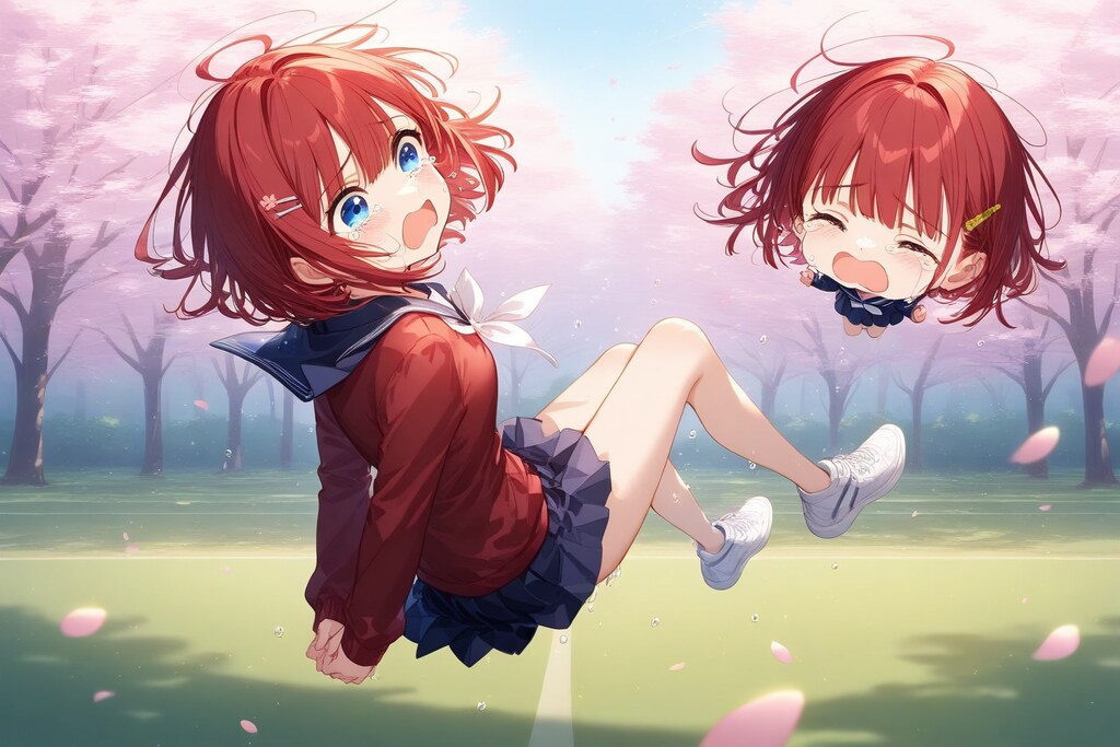 赤髪ちゃんの脳内パニック