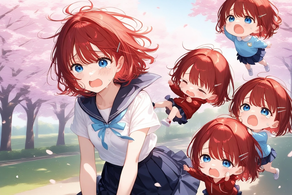 赤髪ちゃんの脳内パニック