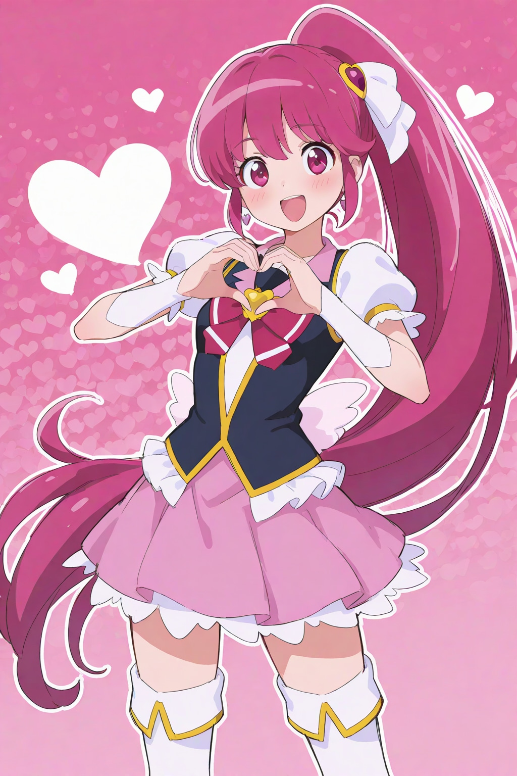 キュアラブリー (ハピネスチャージプリキュア！) | の人気AIイラスト・グラビア