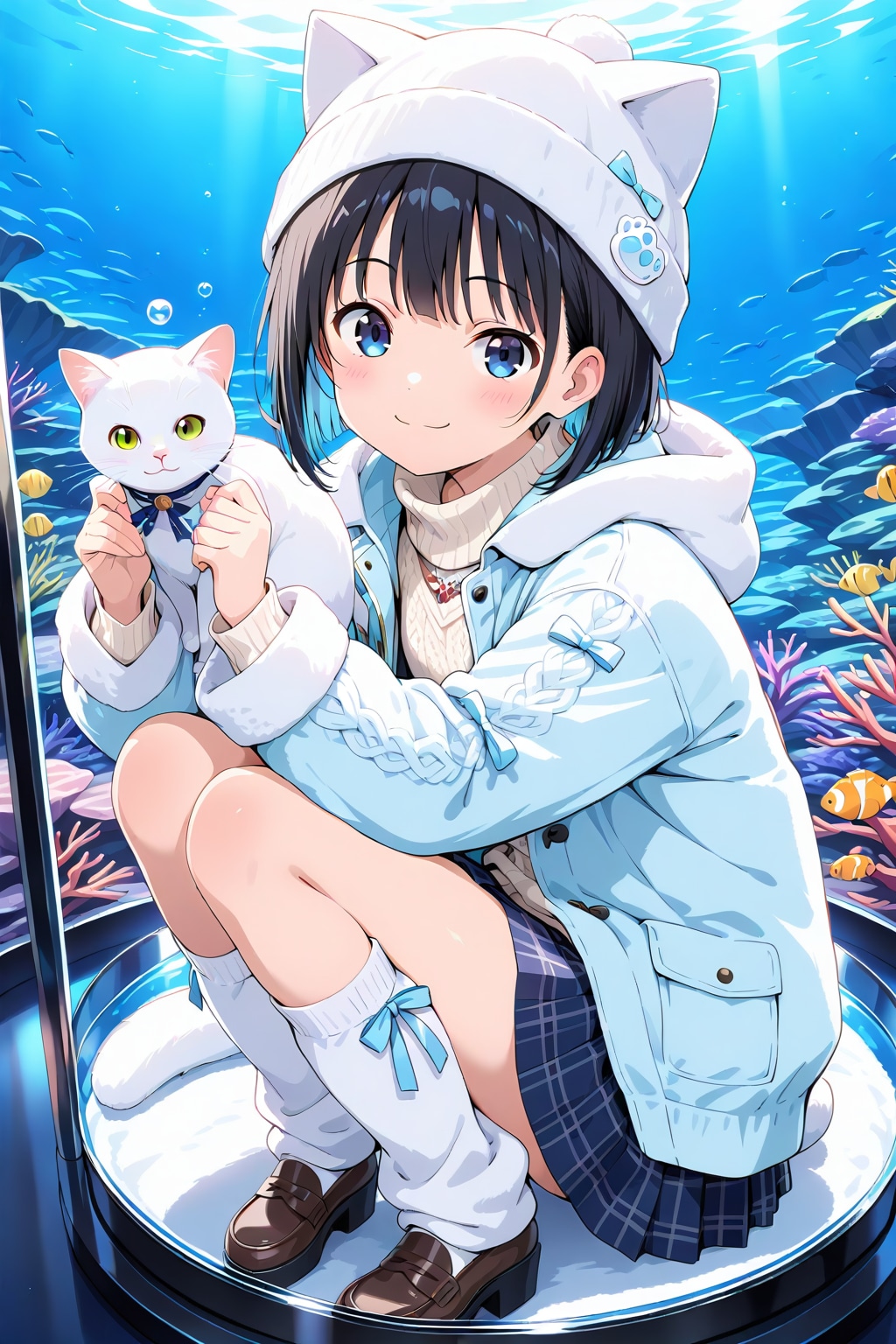 愛猫とおそろいコーデ♪