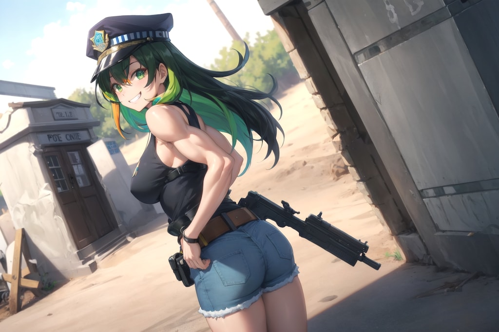 ムキムキな婦警さんはお好きですか？