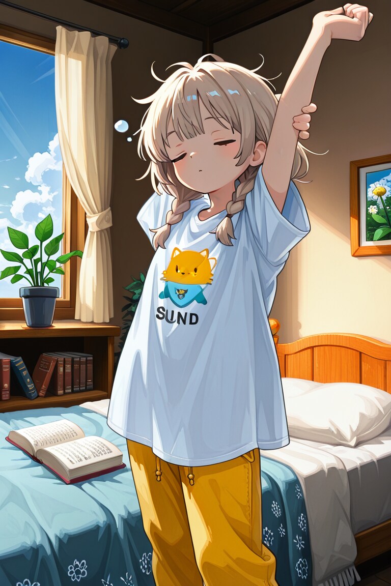 寝起き