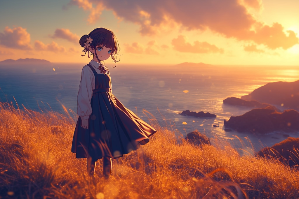 夕暮れのおだんごちゃん🍡✨93