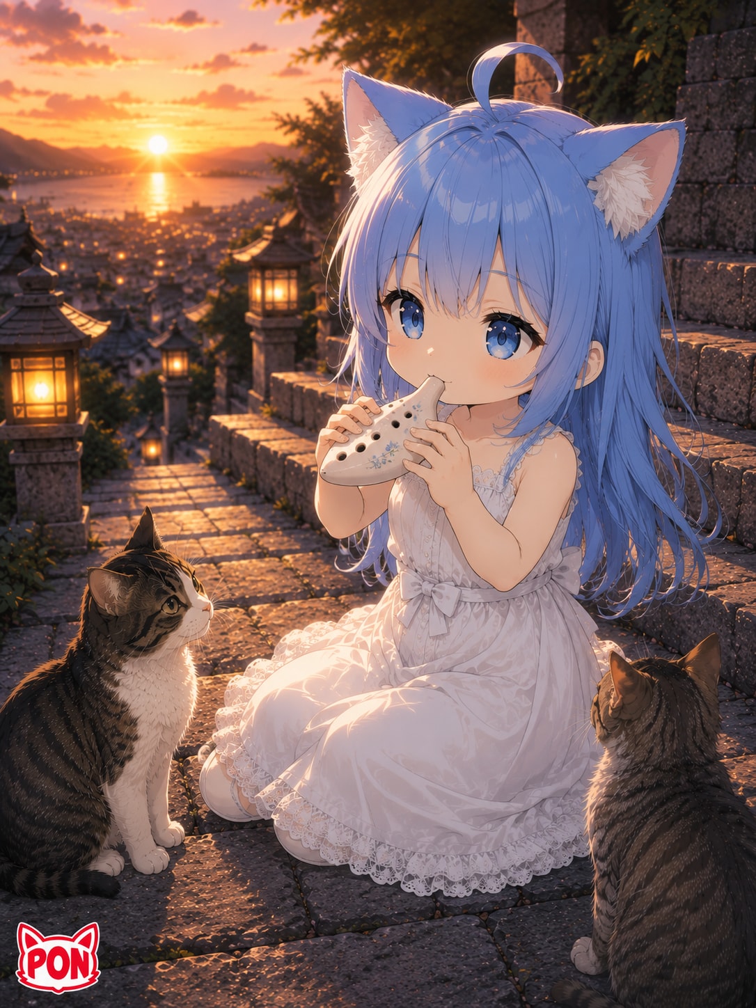 夕暮れとオカリナ