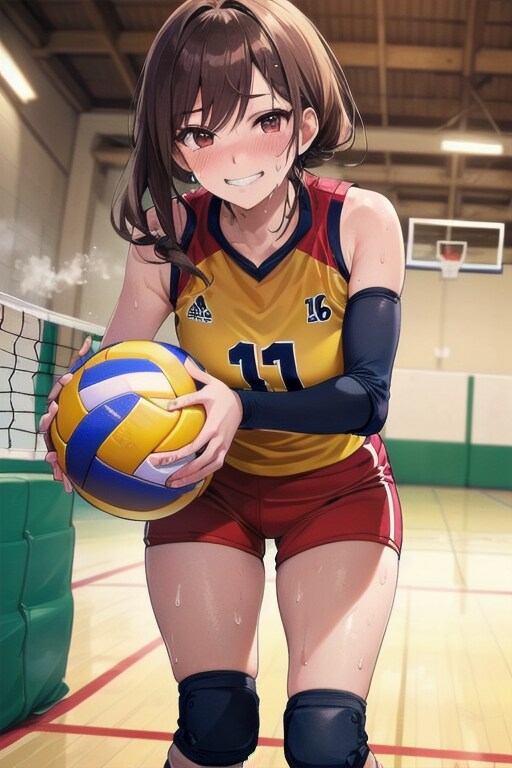ドヤ顔バレー女子