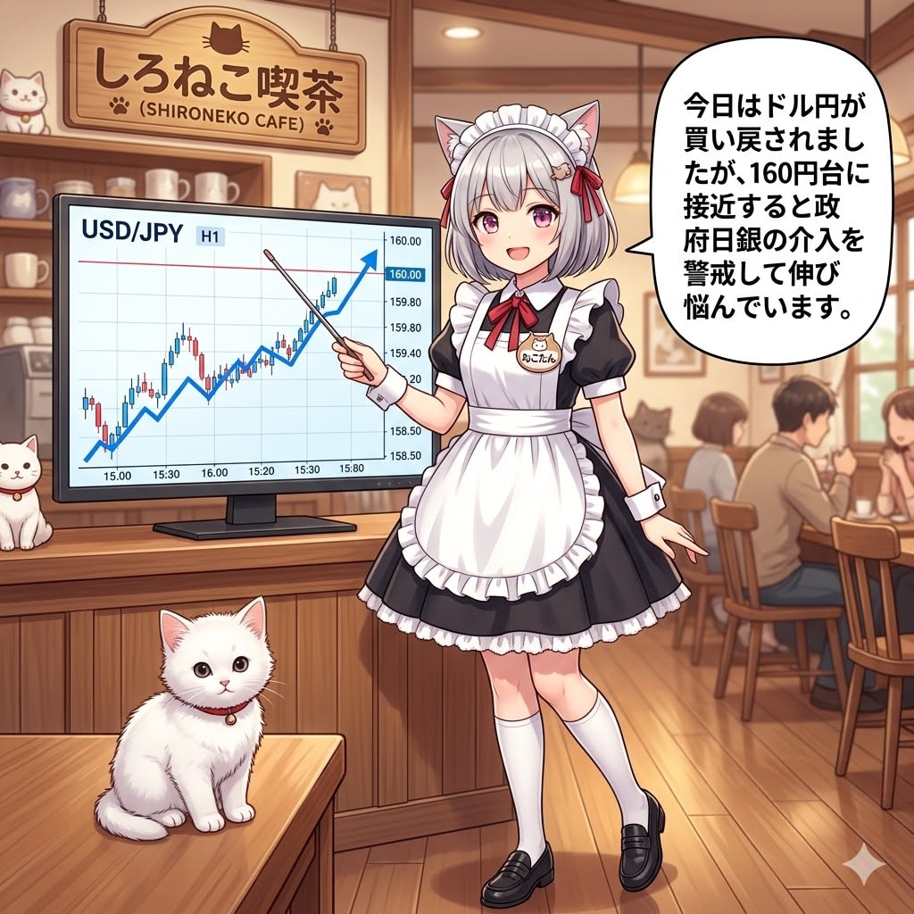 本日のドル円相場