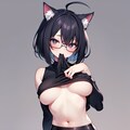 発情黒猫３ 2枚目