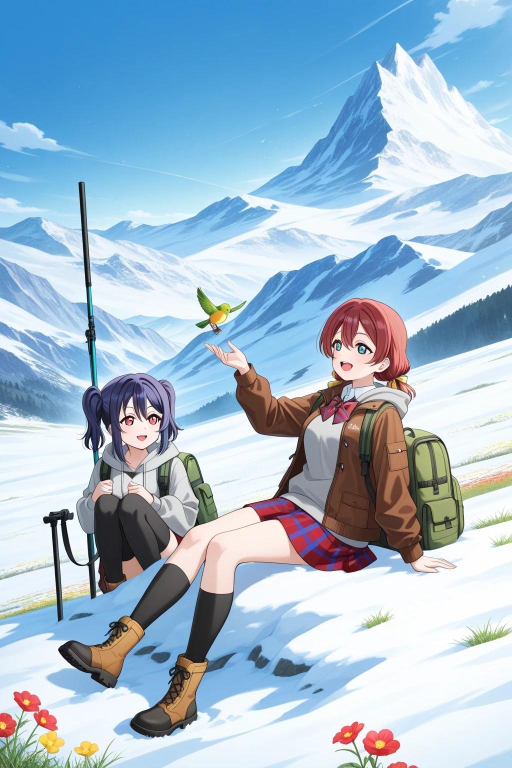 ラブライブキャラと山登り