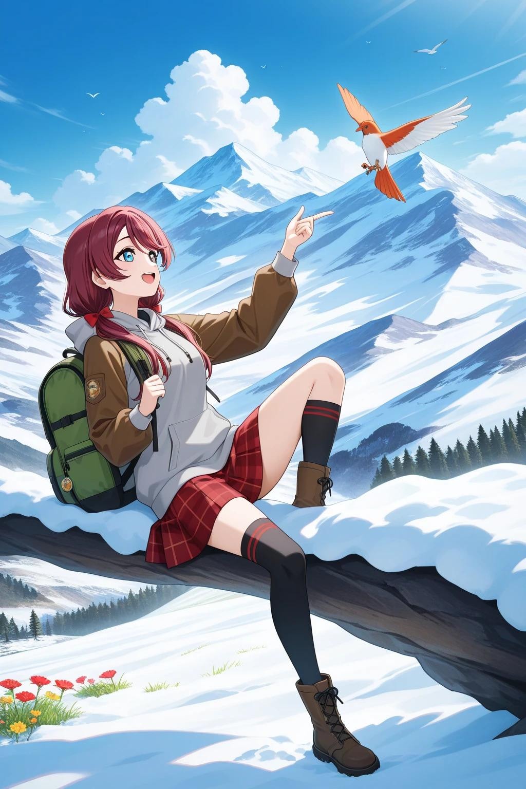 ラブライブキャラと山登り