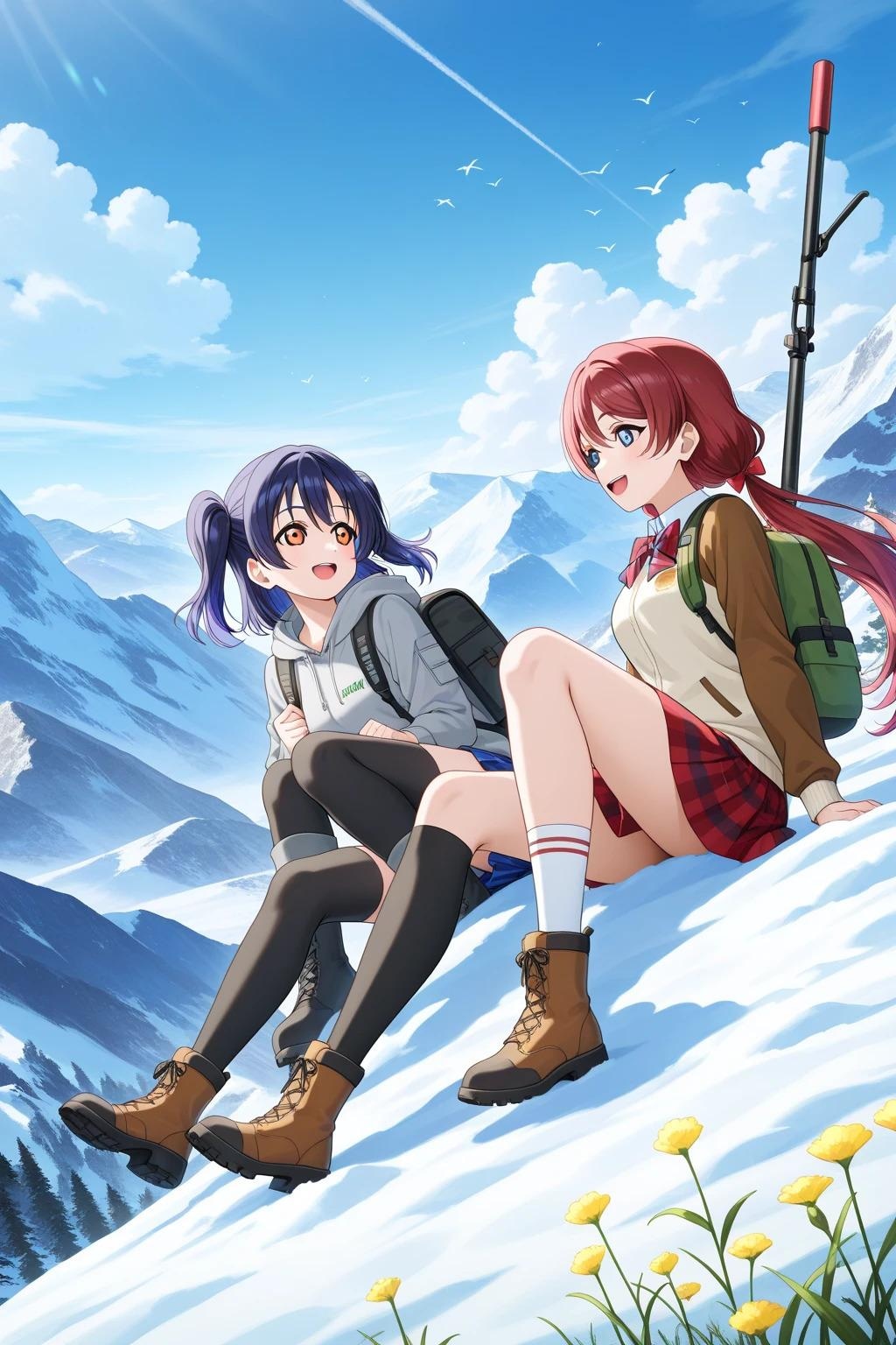 ラブライブキャラと山登り