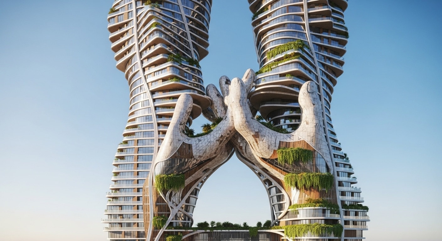 両手にタワマン | の人気AIイラスト・グラビア