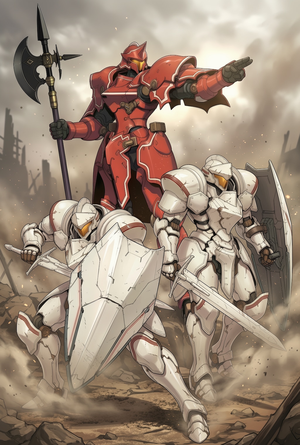 ナイトフレーム（指揮官機）：設定画