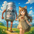故郷へ帰るビール缶と小さな女の子 4枚目