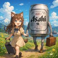 故郷へ帰るビール缶と小さな女の子 2枚目