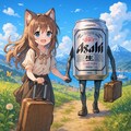 故郷へ帰るビール缶と小さな女の子 3枚目