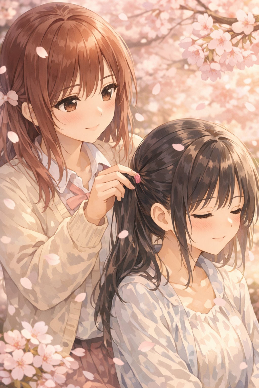 桜の日　01 | の人気AIイラスト・グラビア