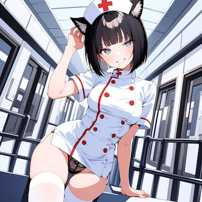 ナース猫娘