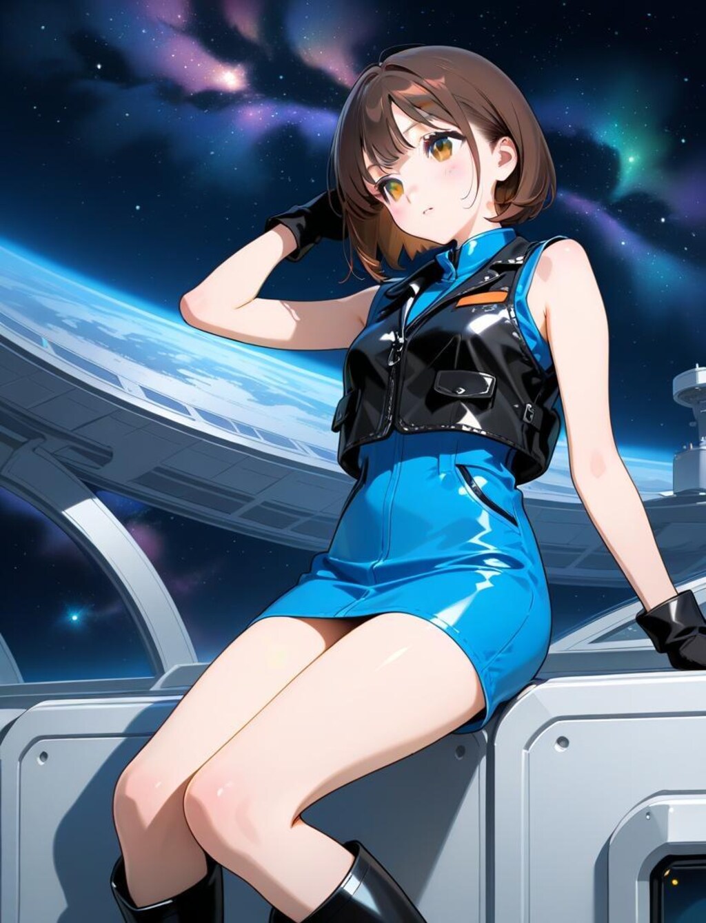 宇宙ステーション。