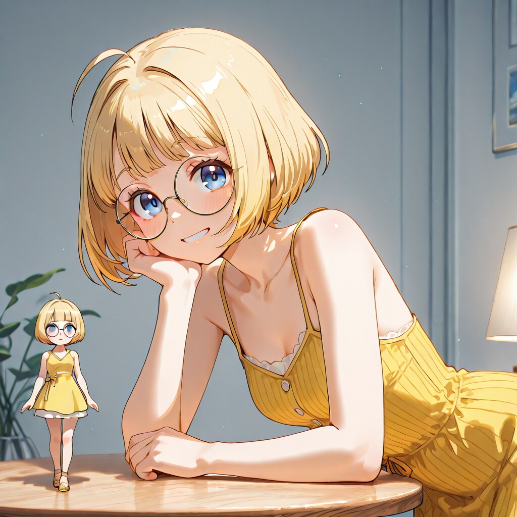 フィギュアとミッシェルさん