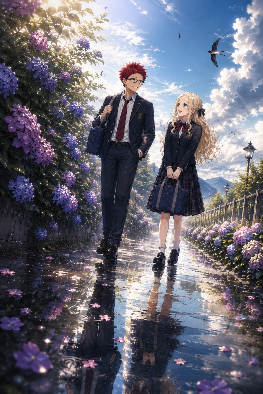 雨上がりのアンダーソン兄妹