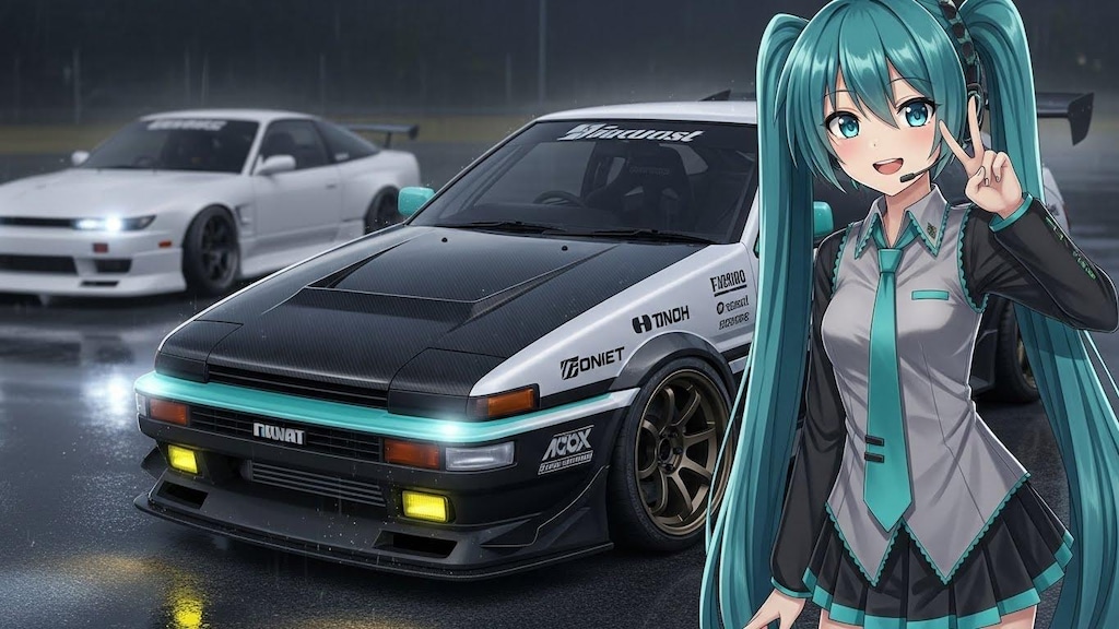 初音ミクとAE86