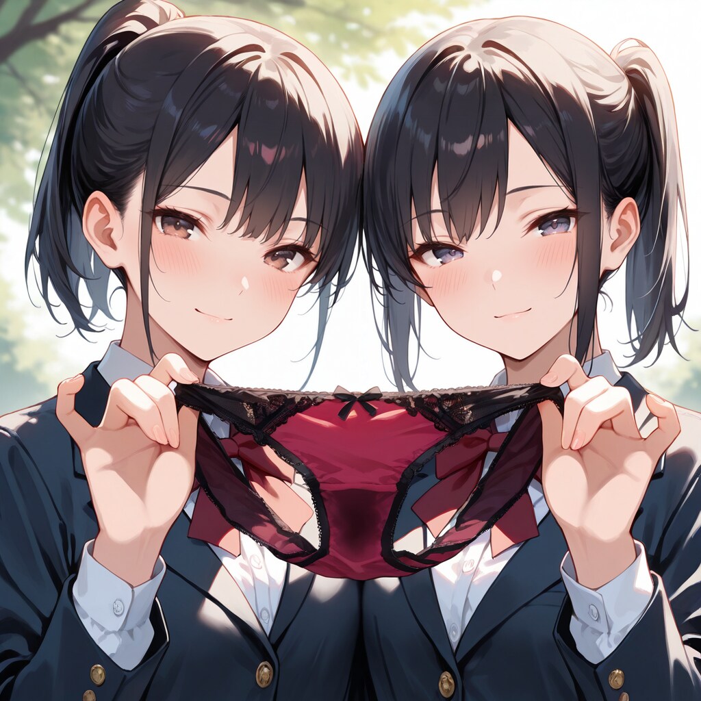 「でせんせ、どっちにするの？両方買う？」♡