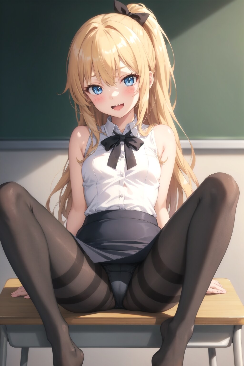 誘惑する金髪ちゃん