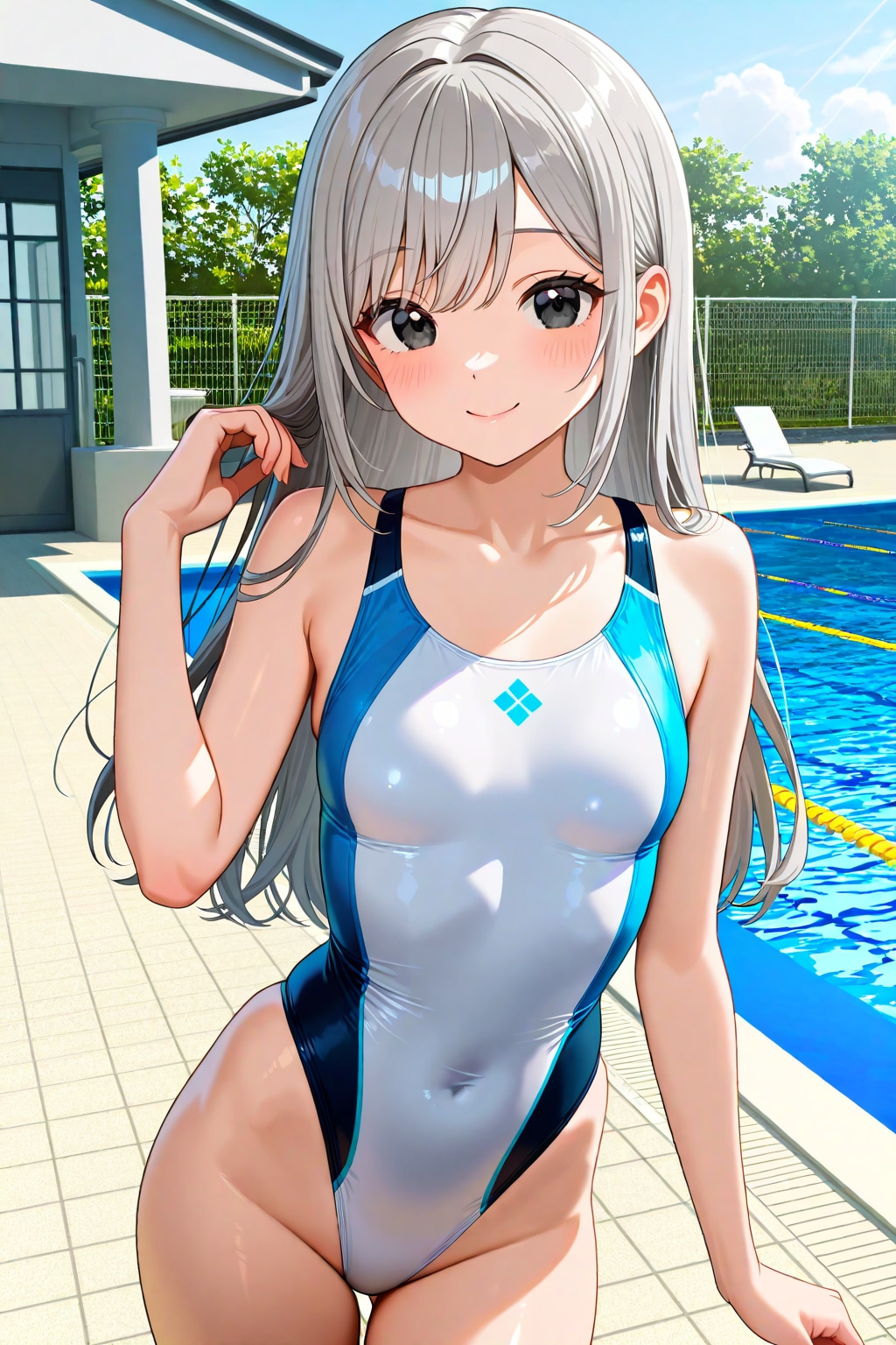 競泳水着の宮成桃ちゃん