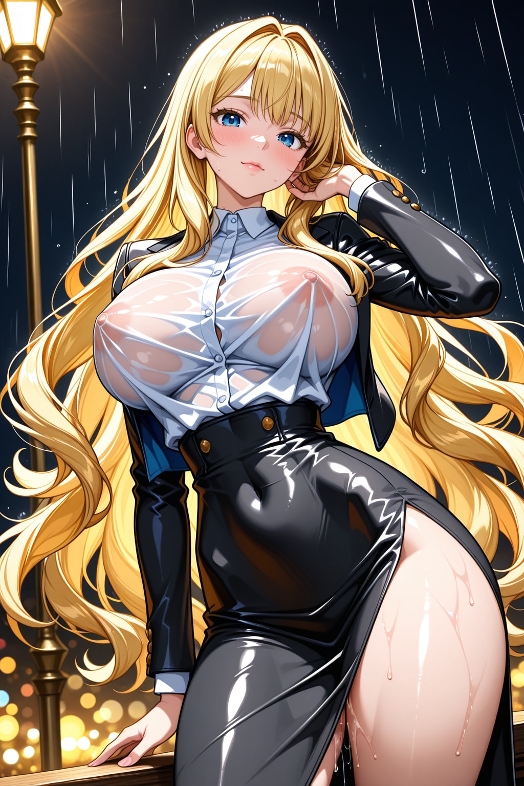 傘忘れちゃってね。