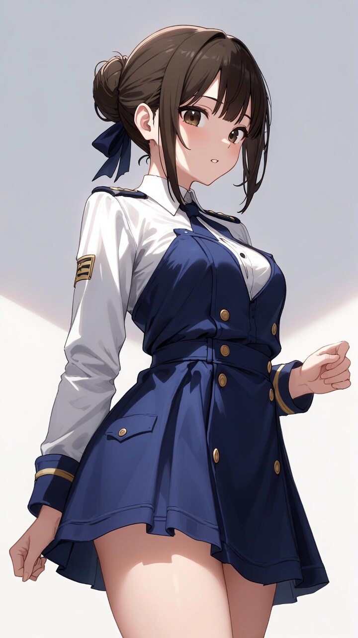 軍服スカートの少女たち