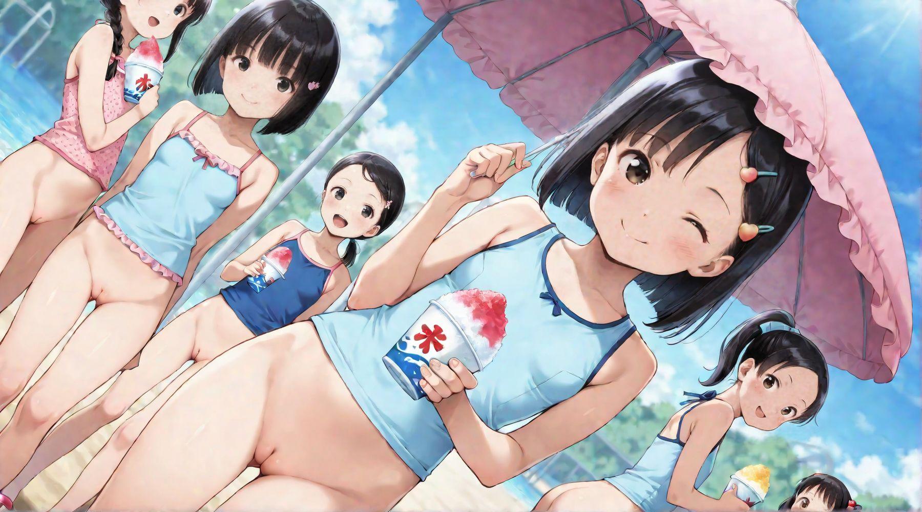 下半身丸出し世界①　レジャープール編💞