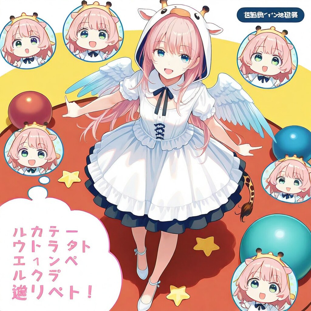 新モデルUNICORNおためしアニマルフーディーちび子ちゃんと時々お姉さん