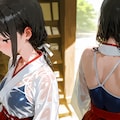 スクール水着巫女 3枚目