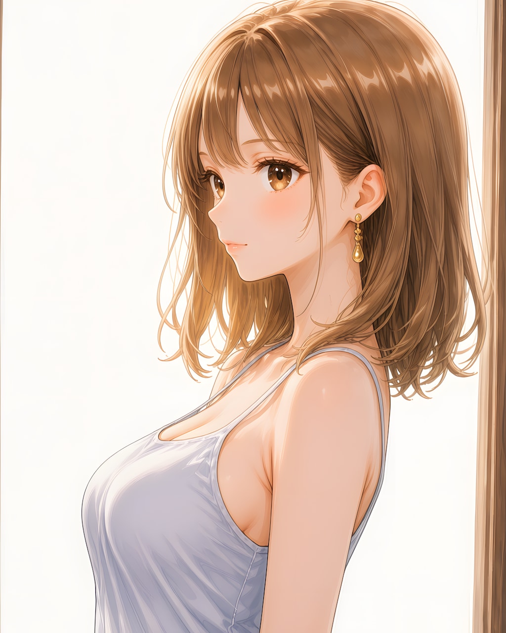 横顔：みずき