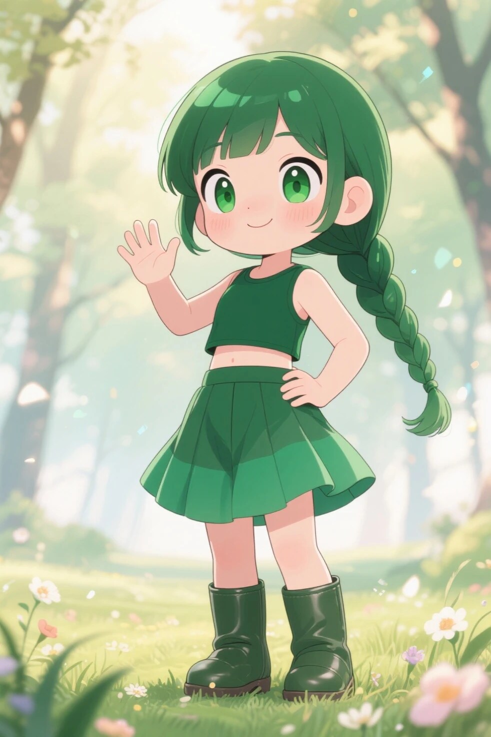 🌈PT-04　リユ　にちげき番外編で昨晩撮影したばかりのイラスト