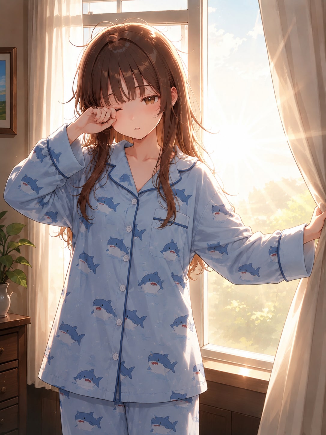 9/2　おはようござい…まぶしっ！☀️ | の人気AIイラスト・グラビア