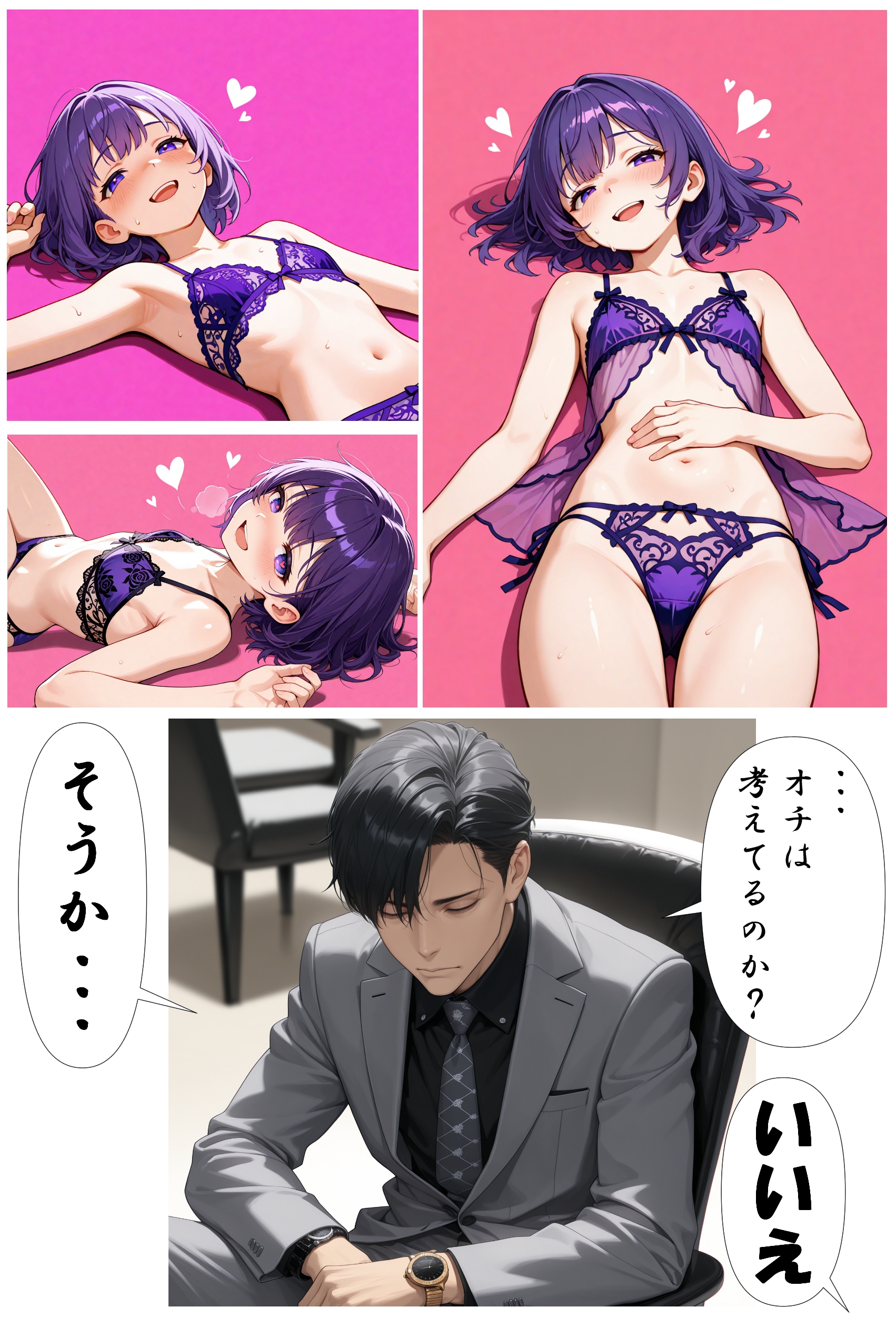 オチ無しランジェリーガール①
