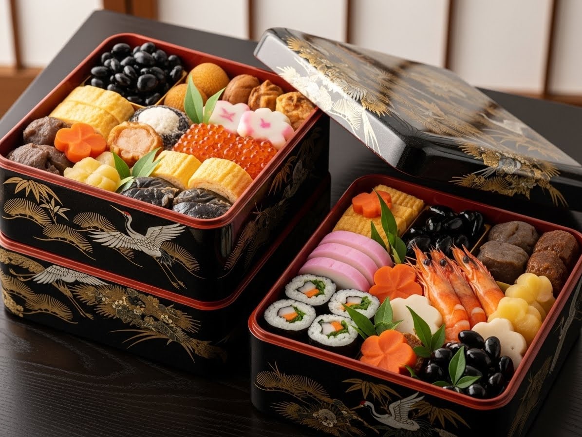 摩訶不思議食堂の三が日御節料理お化け料理人の伊達巻付き | の人気AIイラスト・グラビア