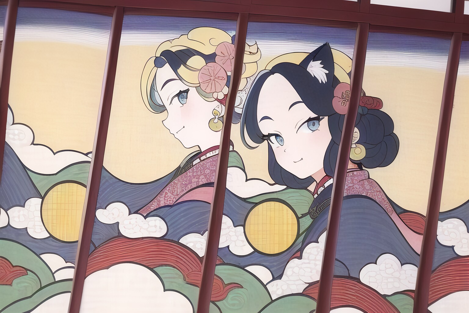 障子絵